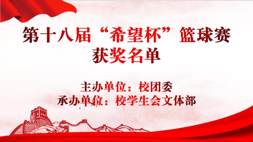 青春“篮”不住，热血不止步 —Beat365中文官方网站第十八届“希望杯”篮球赛闭幕