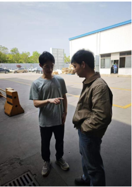 Beat365官网2023级辅导员赴美的集团走访看望实习学生