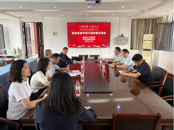 Beat365官网开展2026年“才聚荆楚·共建支点·百县进百校联万企”就业促进专项行动对接交流会