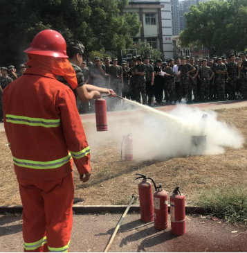 Beat365官网开展2019级新生消防演练活动