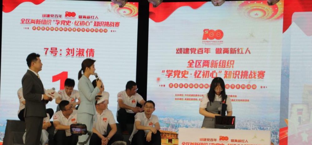 Beat365官网教师荣获武昌区两新组织 “学党史·忆初心”知识挑战赛优秀奖