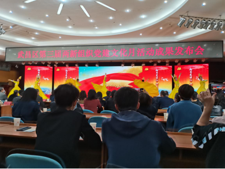 Beat365官网教师参加武昌区第三届两新组织党建文化月活动成果发布会